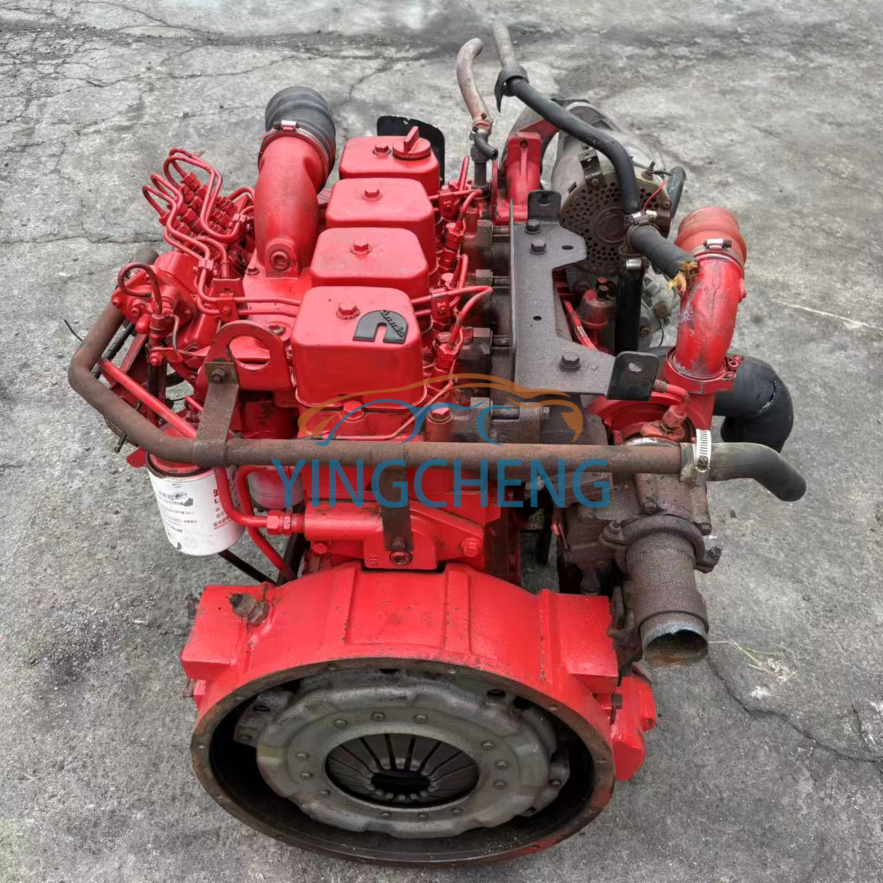 Cummins 4BT Original Used Diesel Engine 4 Cylinder Large Pump 3.9L for Truck