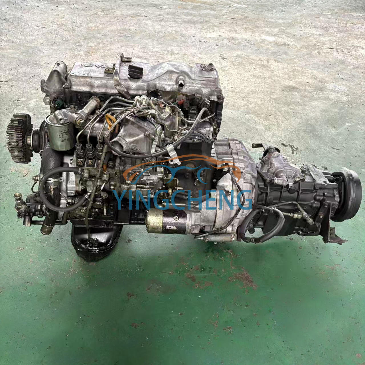 Original Japanese Used 15BT Engine Assembly with Transmission for Toyota Landcrusier