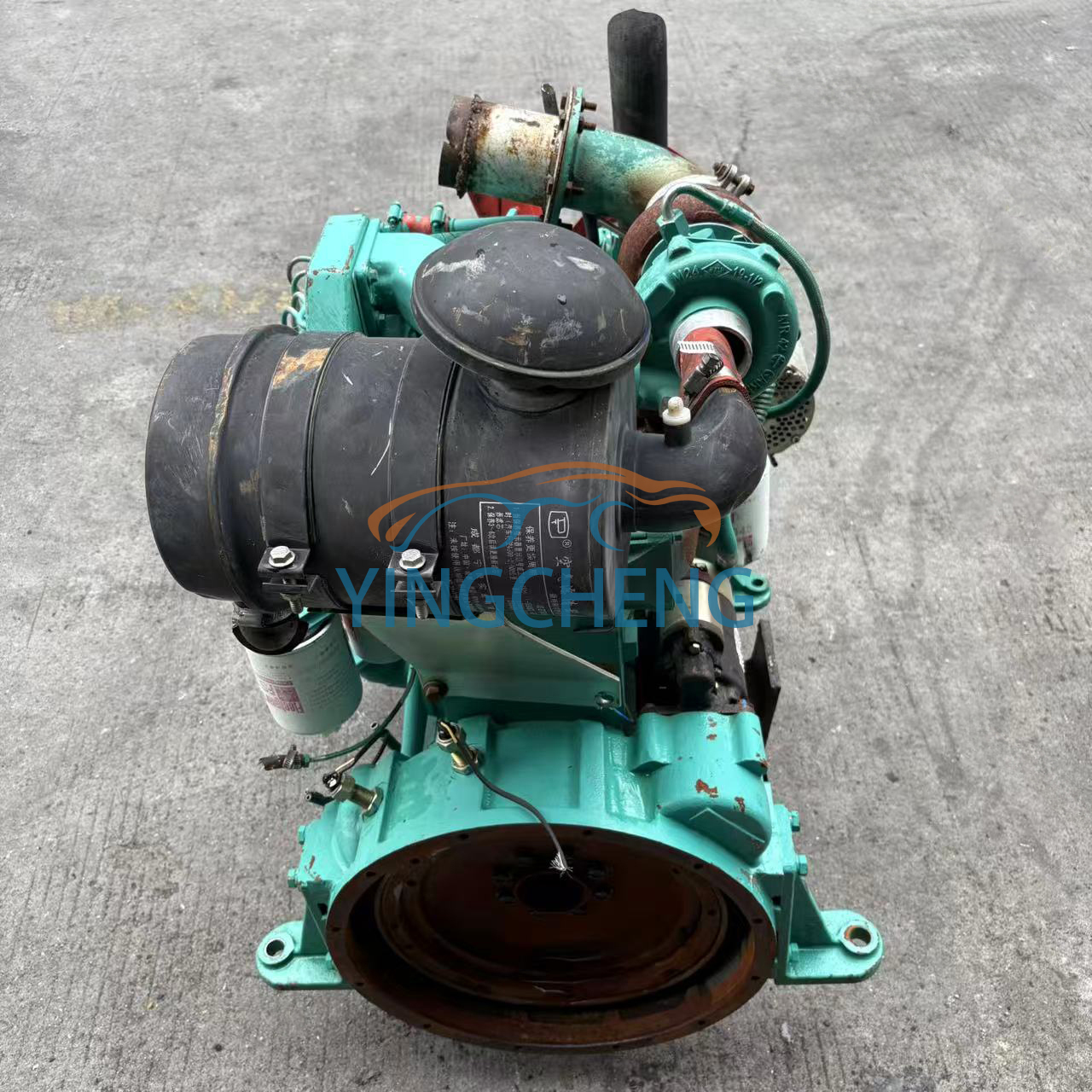 4BT Original Used 4 Cylinder Diesel Engine for Cummins Generator Set