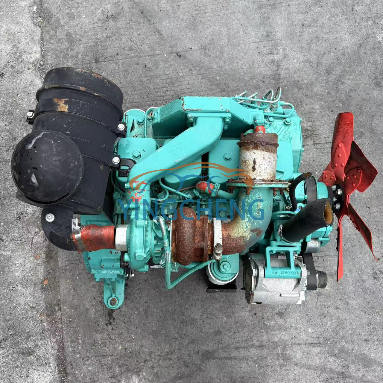 4BT Original Used 4 Cylinder Diesel Engine for Cummins Generator Set