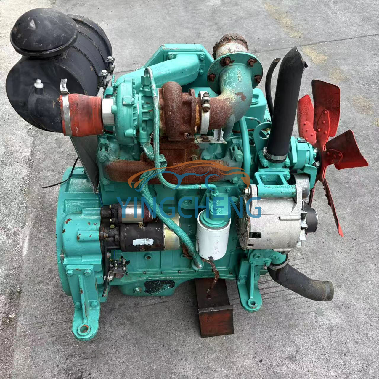 4BT Original Used 4 Cylinder Diesel Engine for Cummins Generator Set