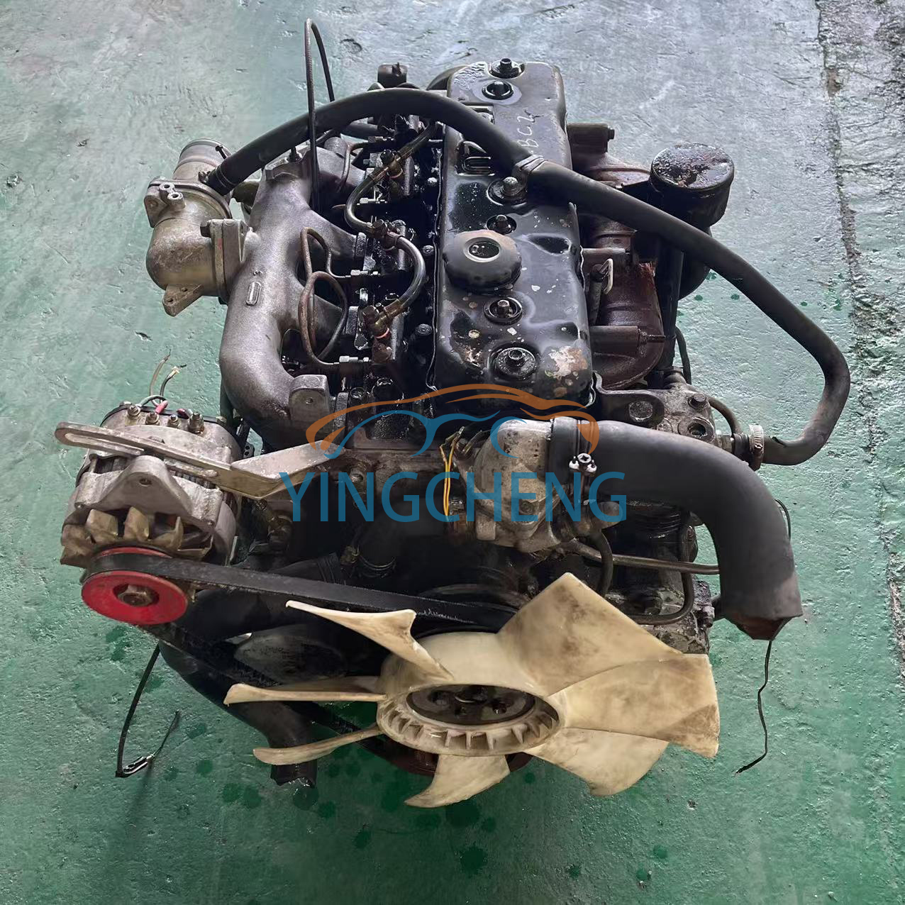 Used Japan Original Complete Diesel Engine 4BC2 with Transmission for Isuzu