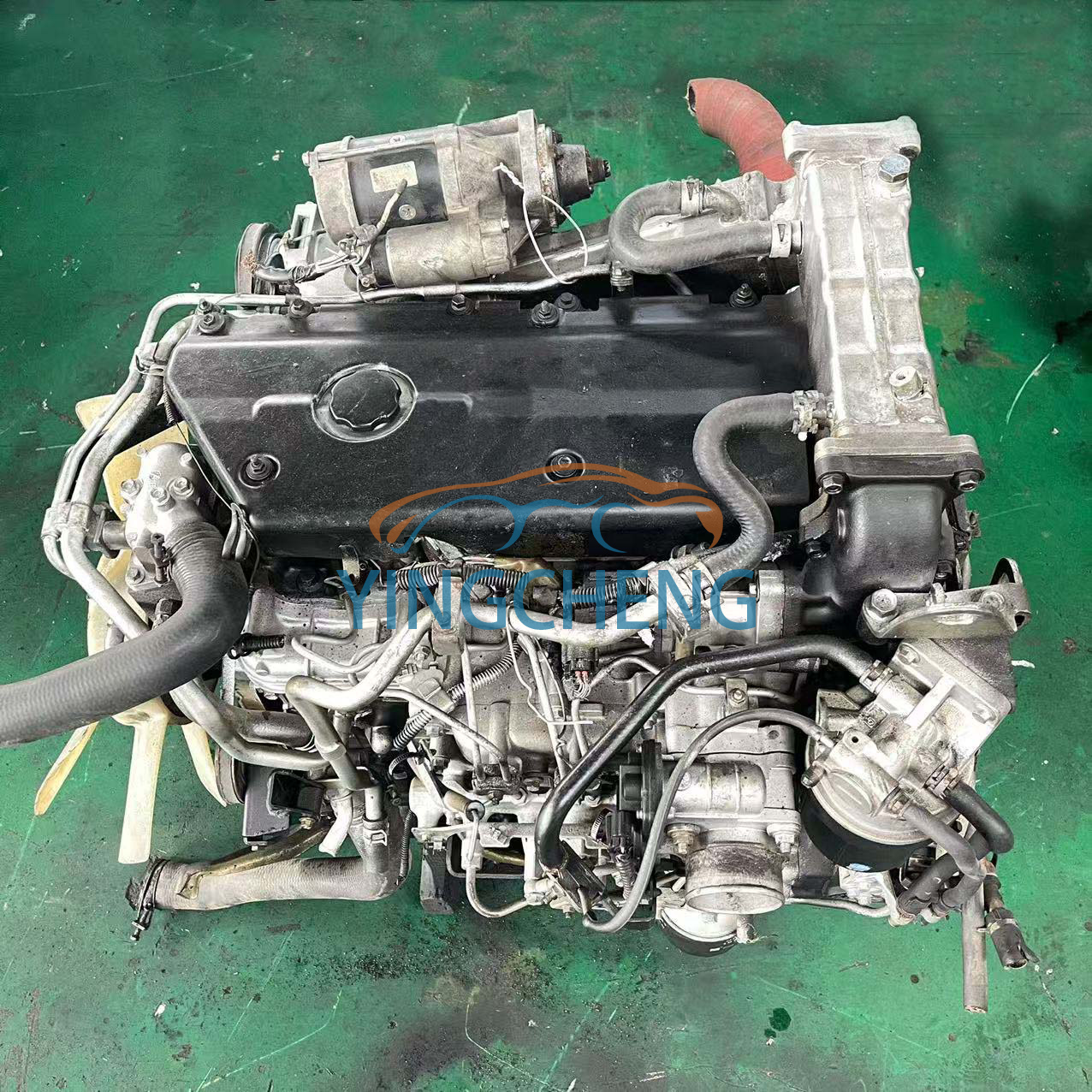 Used Complete 4HK1T 4 Cylinder Diesel Engine for Isuzu Truck Bus 700P Application