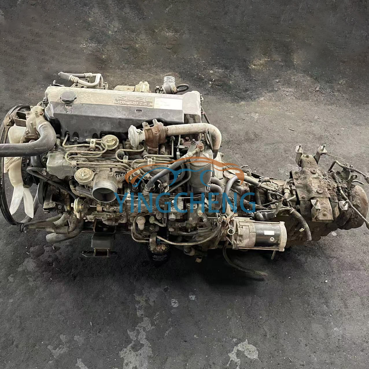 Japanese 4HE1T Original Used Diesel Engine for Isuzu