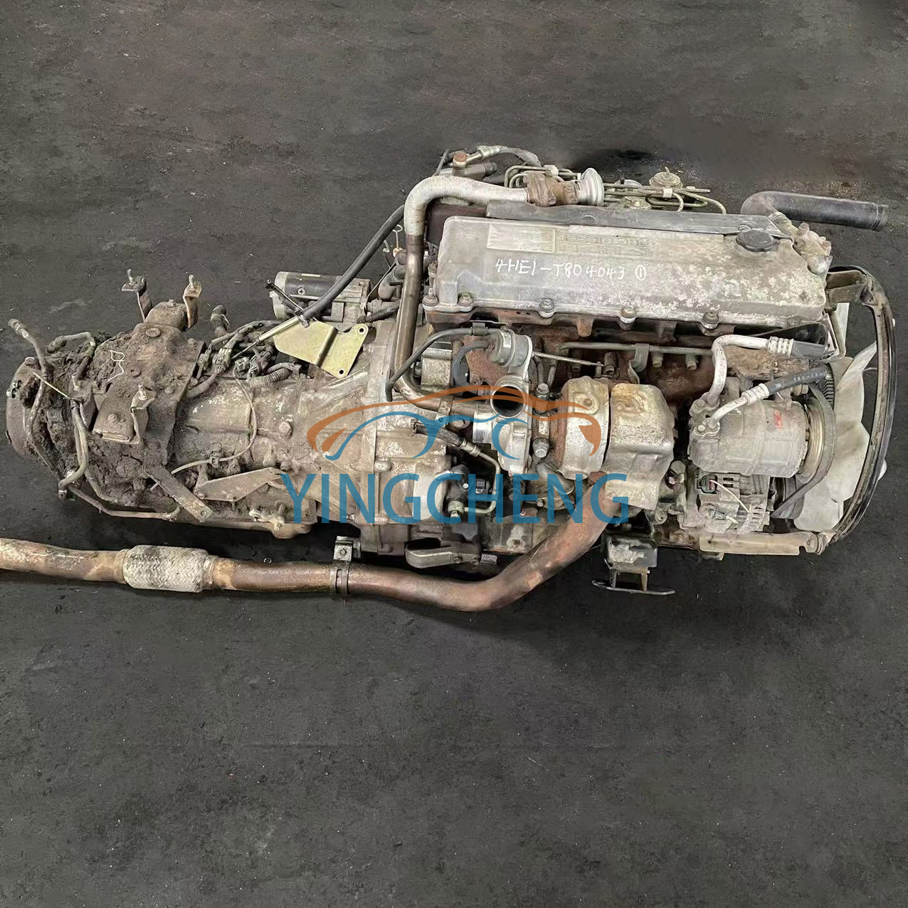 Japanese 4HE1T Original Used Diesel Engine for Isuzu