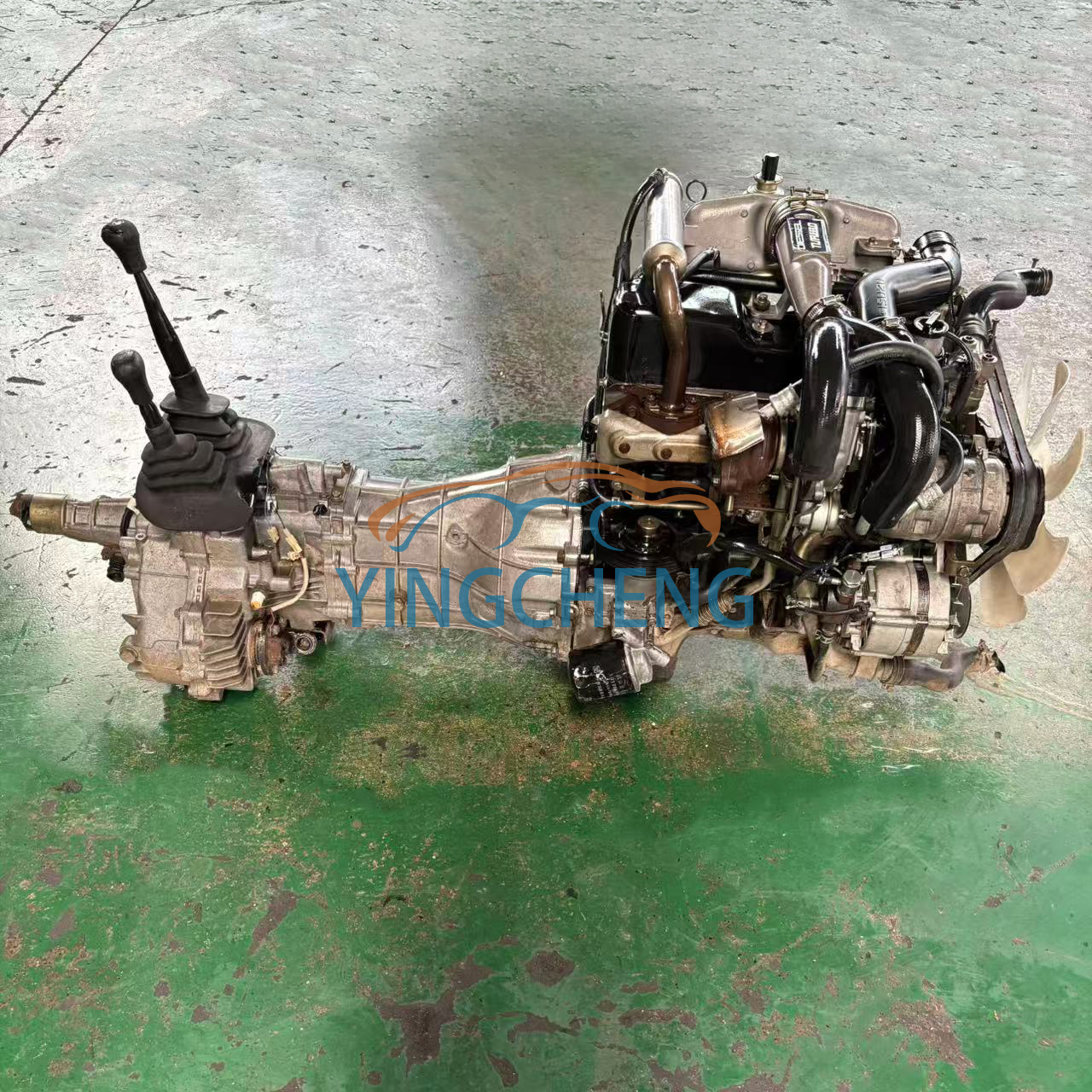 Hot Sale Secondhand 4 Cylinder 4JB1T 4X4 Pickup Diesel Engine for Isuzu
