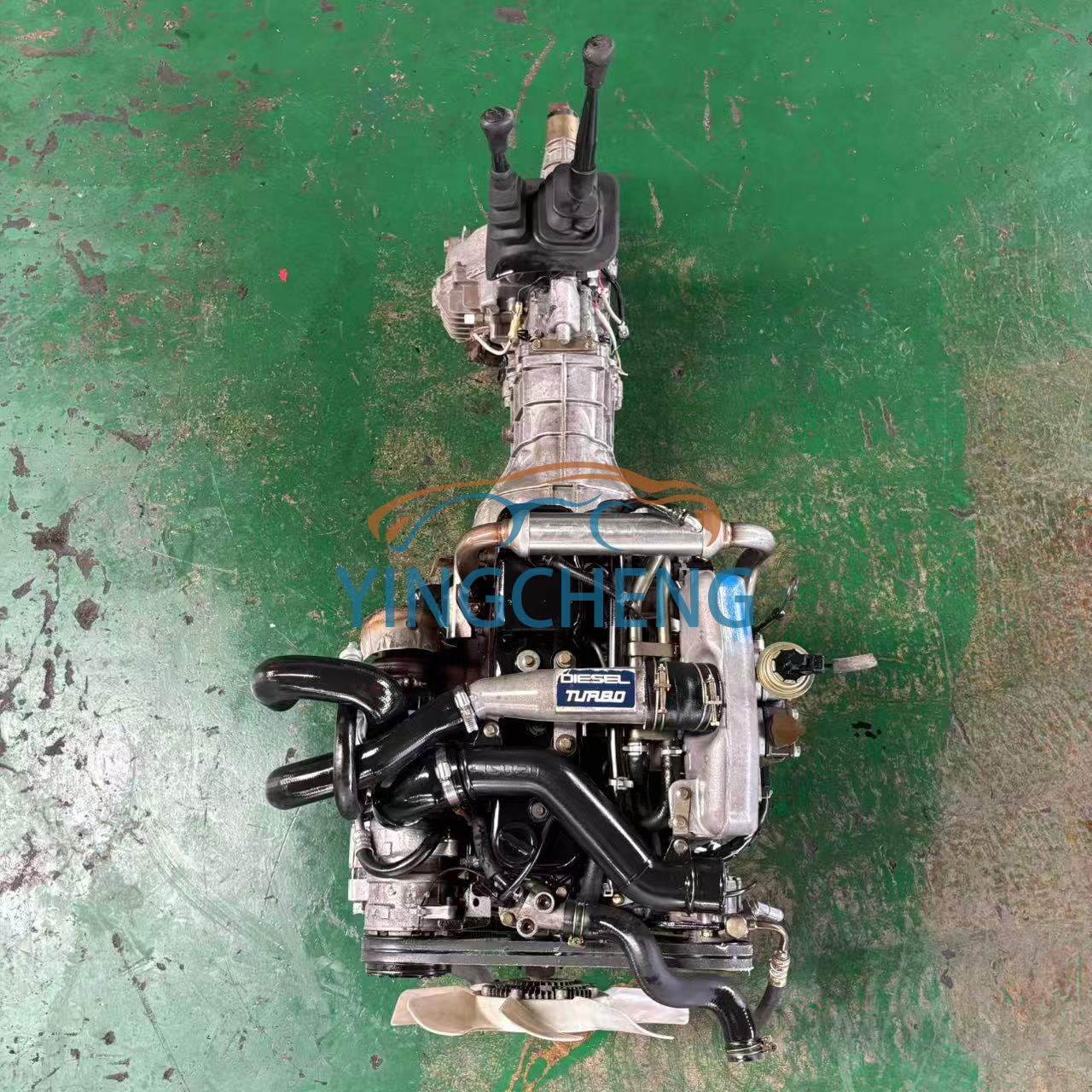 Hot Sale Secondhand 4 Cylinder 4JB1T 4X4 Pickup Diesel Engine for Isuzu