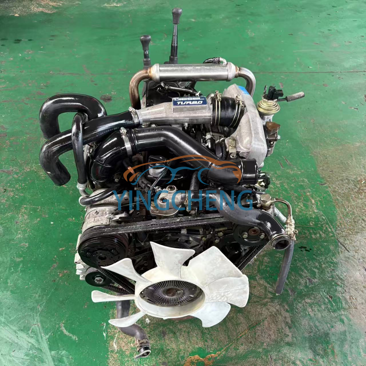 Hot Sale Secondhand 4 Cylinder 4JB1T 4X4 Pickup Diesel Engine for Isuzu