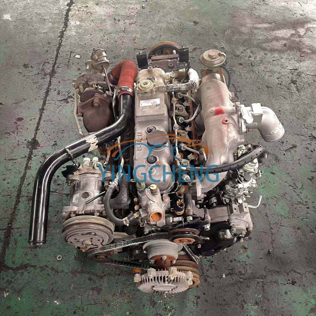 Japanese Original Used 4 Cylinder 4JB1T Diesel Engine for Isuzu for Truck for Good Performance