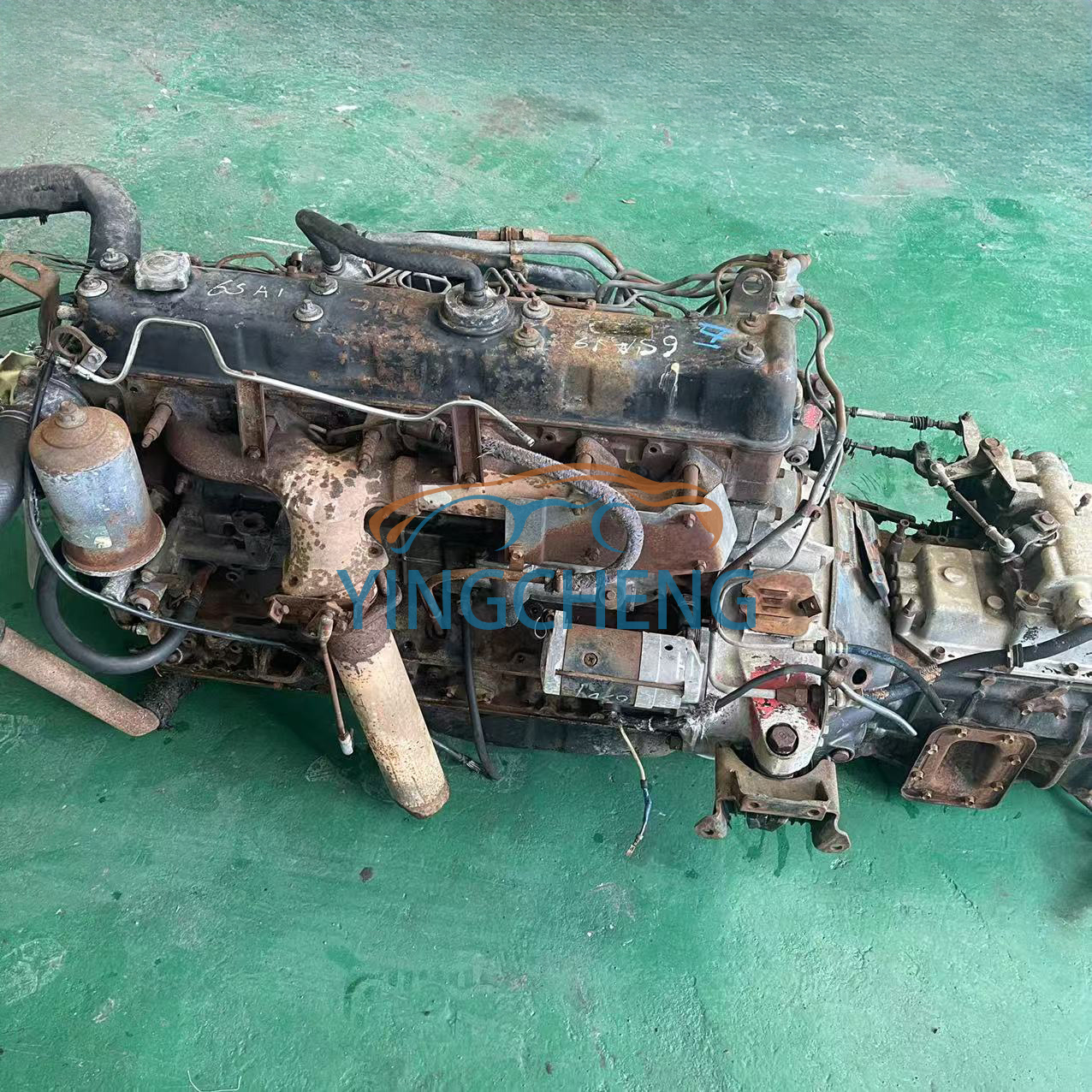 High Quality Original Japanese Used Diesel Engine 6SA1 Complete Engine for Isuzu Excavator
