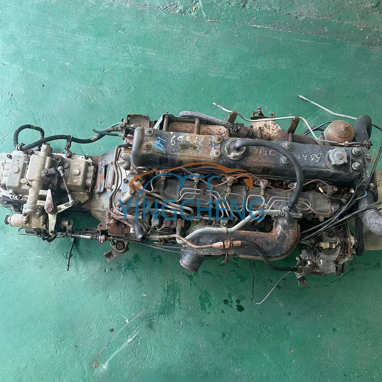 High Quality Original Japanese Used Diesel Engine 6SA1 Complete Engine for Isuzu Excavator