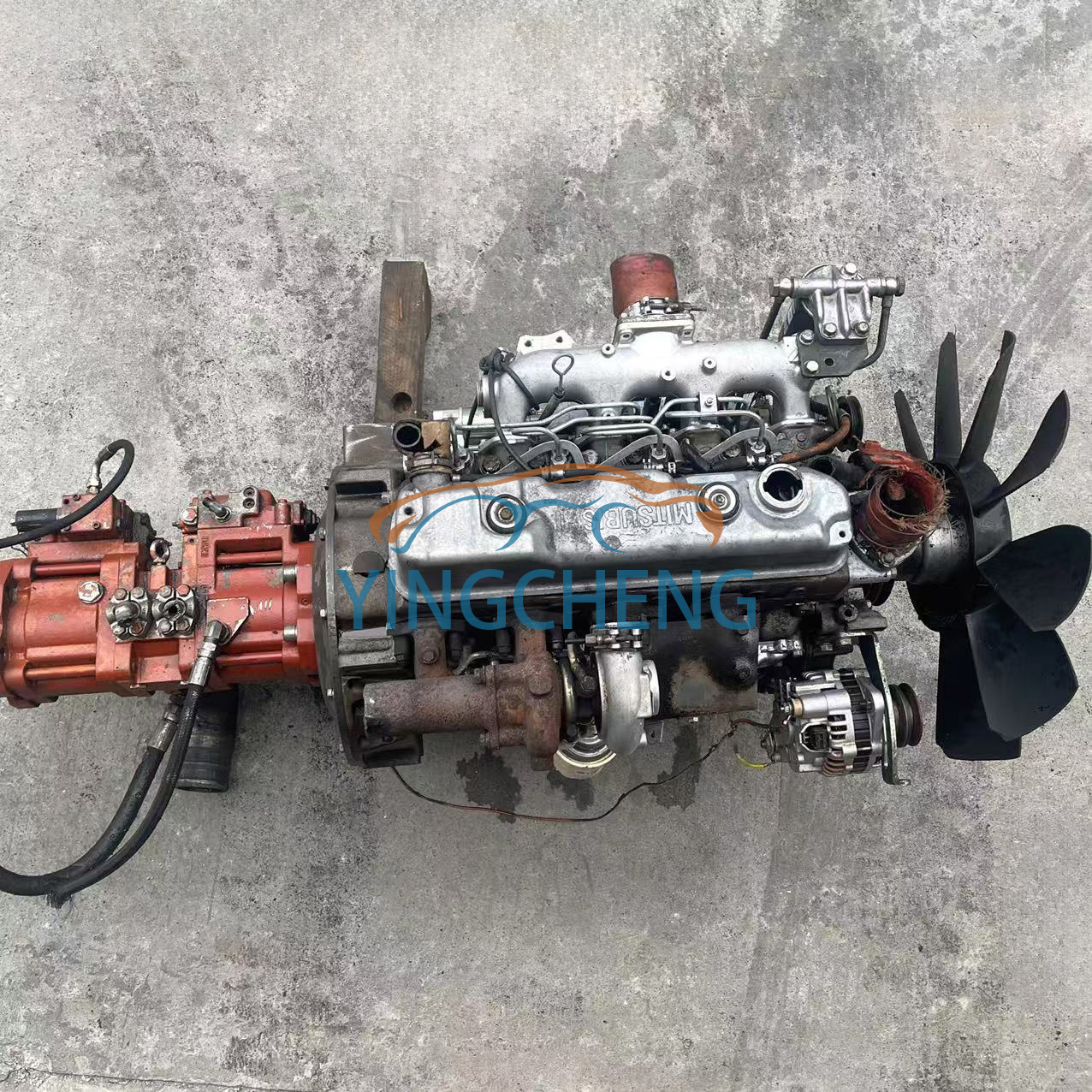 Original Japanese Used Diesel Engine for Mitsubishi 4D34T Engine for Excavator