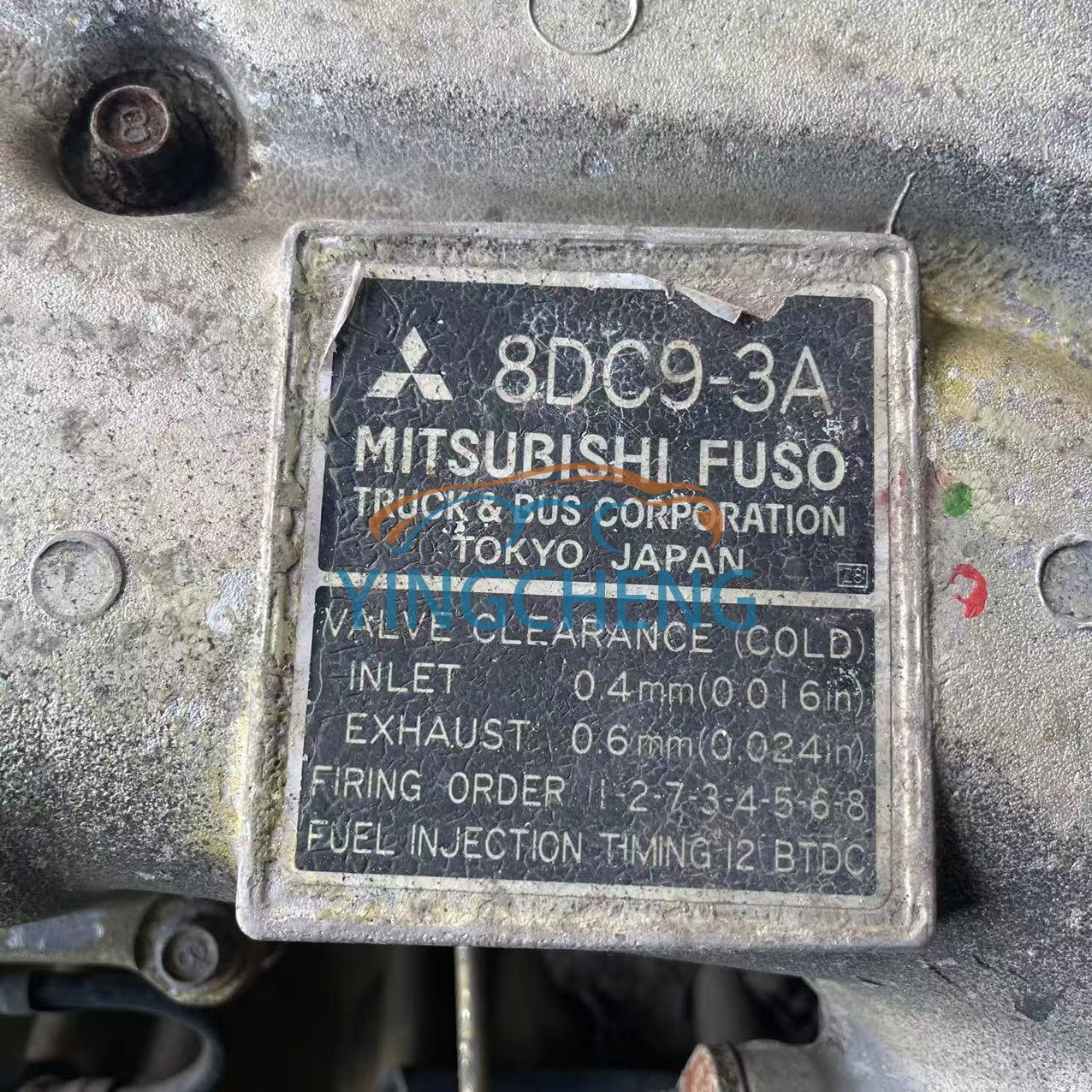 Original Used Diesel Engine 8DC9-3A Complete for Mitsubishi Truck