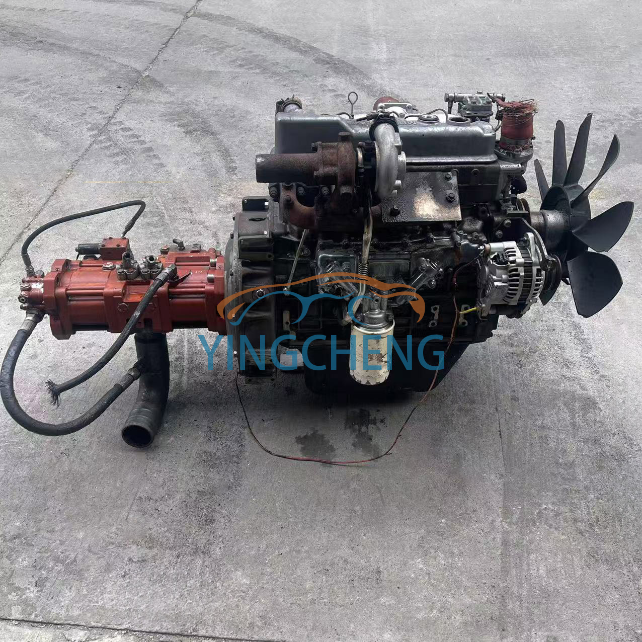 Original Japanese Used Diesel Engine for Mitsubishi 4D34T Engine for Excavator