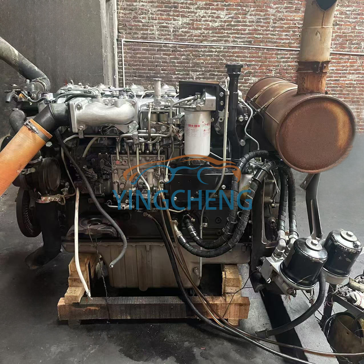 6 Cylinder 6D24T Used Diesel Engine with Turbo for Mitsubishi for Excavator